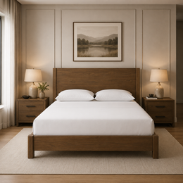 Lucen Wooden Bed