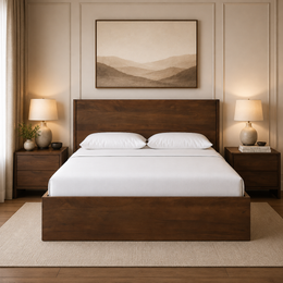 Alva Wooden Bed