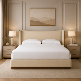 Alpine Wingback Bed