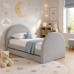 Halfmoon Bed with Trundle