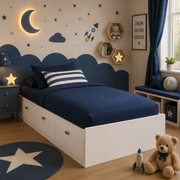 Maple Reversible Storage Bed