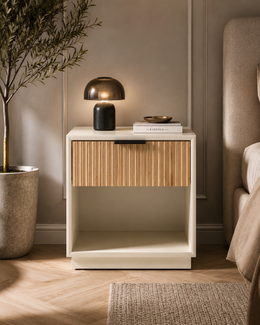 Slate One Drawer Nightstand