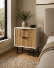 Slate 2 Drawer Nightstand