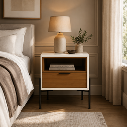 Derin Two-Tone Nightstand