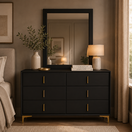 Corinne Dresser with Mirror