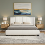 Vellaro Channel Upholstered Bed