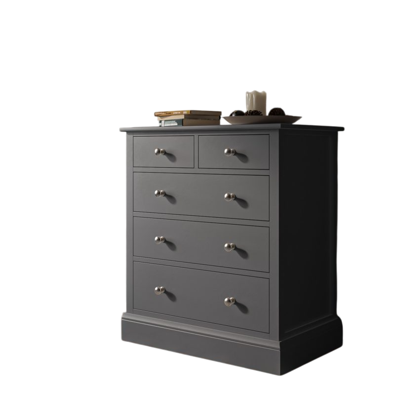 Grey Chest of 5 Drawer’s