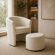Nobu Chair with Ottoman