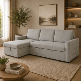 StoreLuxe L Shape Sofa Bed