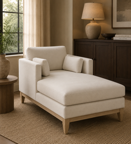 Calu Velvet Chaise Lounge