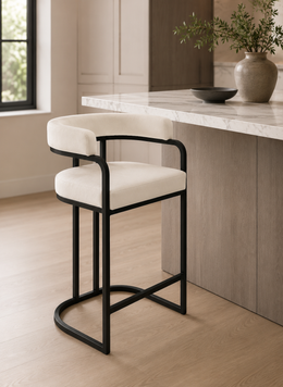 Velvet Counter-Height Bar Stools (Set of 2)