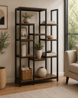 6-Tier Tall Bookshelf