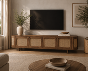 Luxe Cane TV Unit