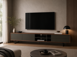 Grid TV Stand