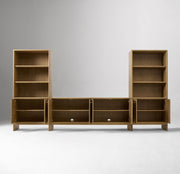 Harl TV Stand with Tower — Set of 3