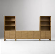 Harl TV Stand with Tower — Set of 3