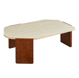 Aria Travertine Coffee Table