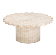 Camellia Travertine Coffee Table