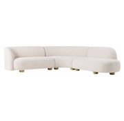 Milo Boucle Corner Living Set