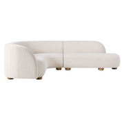 Milo Boucle Corner Living Set