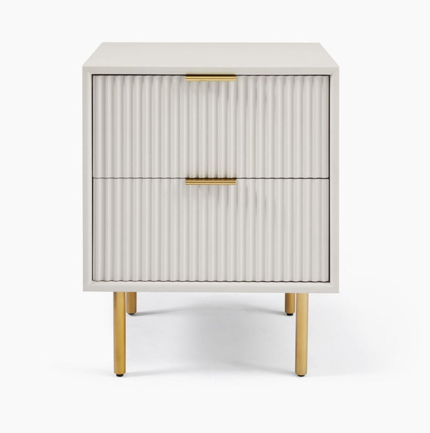Slate 2 Drawer Nightstand