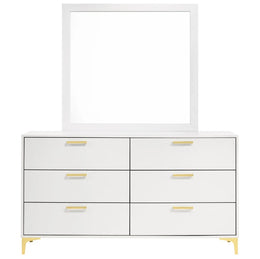 Elanor 6 Drawers Dresser with Mirror