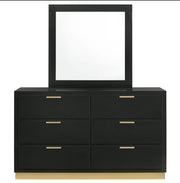 Auralie 6 Drawers Dresser with Mirror
