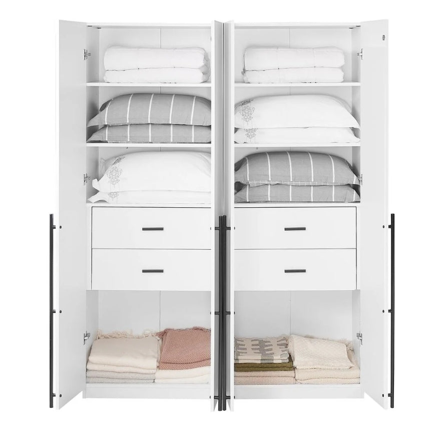 Prisma 4-Door Wardrobe