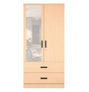 2-Door Mirror Wardrobe