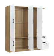Orion 3-Door Wardrobe with Side Shelving