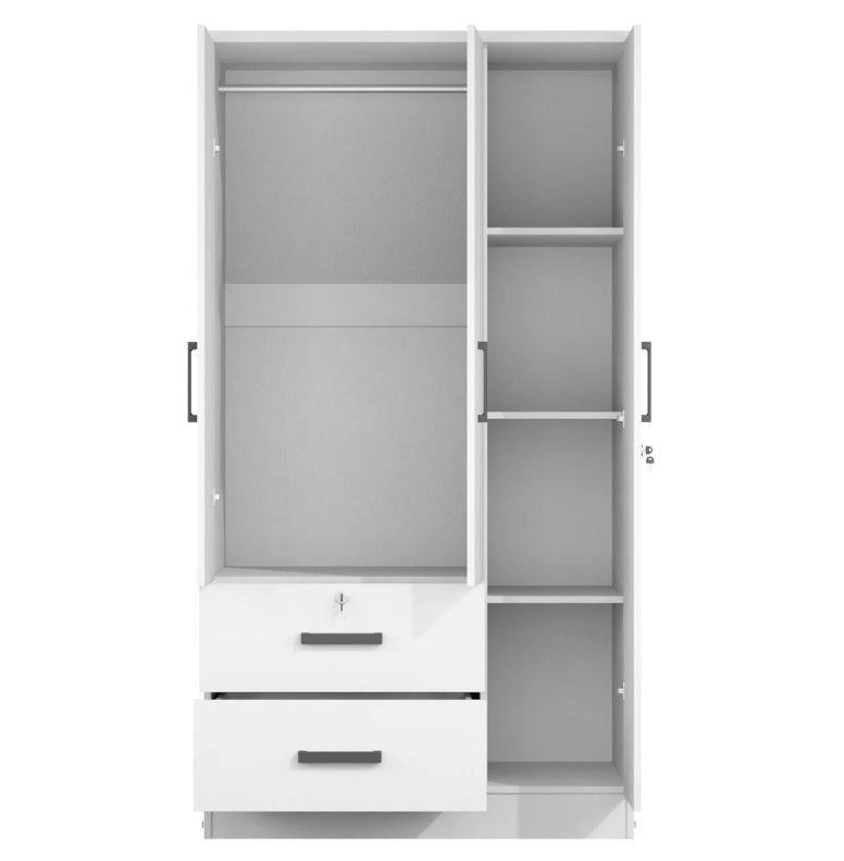 Stellar 3-Door Wardrobe