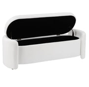 Oval Storage Ottoman