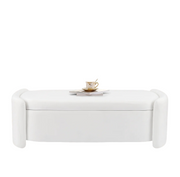 Oval Storage Ottoman