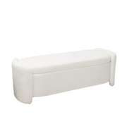 Oval Storage Ottoman