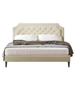 Buckhaven Tufted Upholstered Low Profile Platform Bed