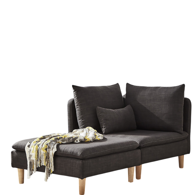 Modular Mid-Century Chaise Lounge