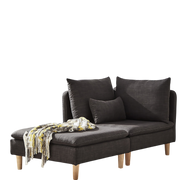 Modular Mid-Century Chaise Lounge