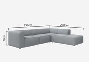 Kaelen 4pcs Sectional Sofa