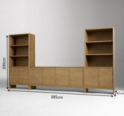 Harl TV Stand with Tower — Set of 3