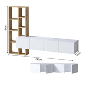 Modena Wall-Mount Entertainment Center