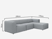 Kaelen 3pcs Sectional Sofa