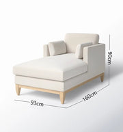 Calu Velvet Chaise Lounge