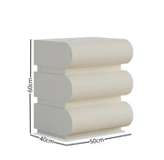 Eko 3 Drawer Nightstand