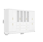Zenith 8-Door Wardrobe
