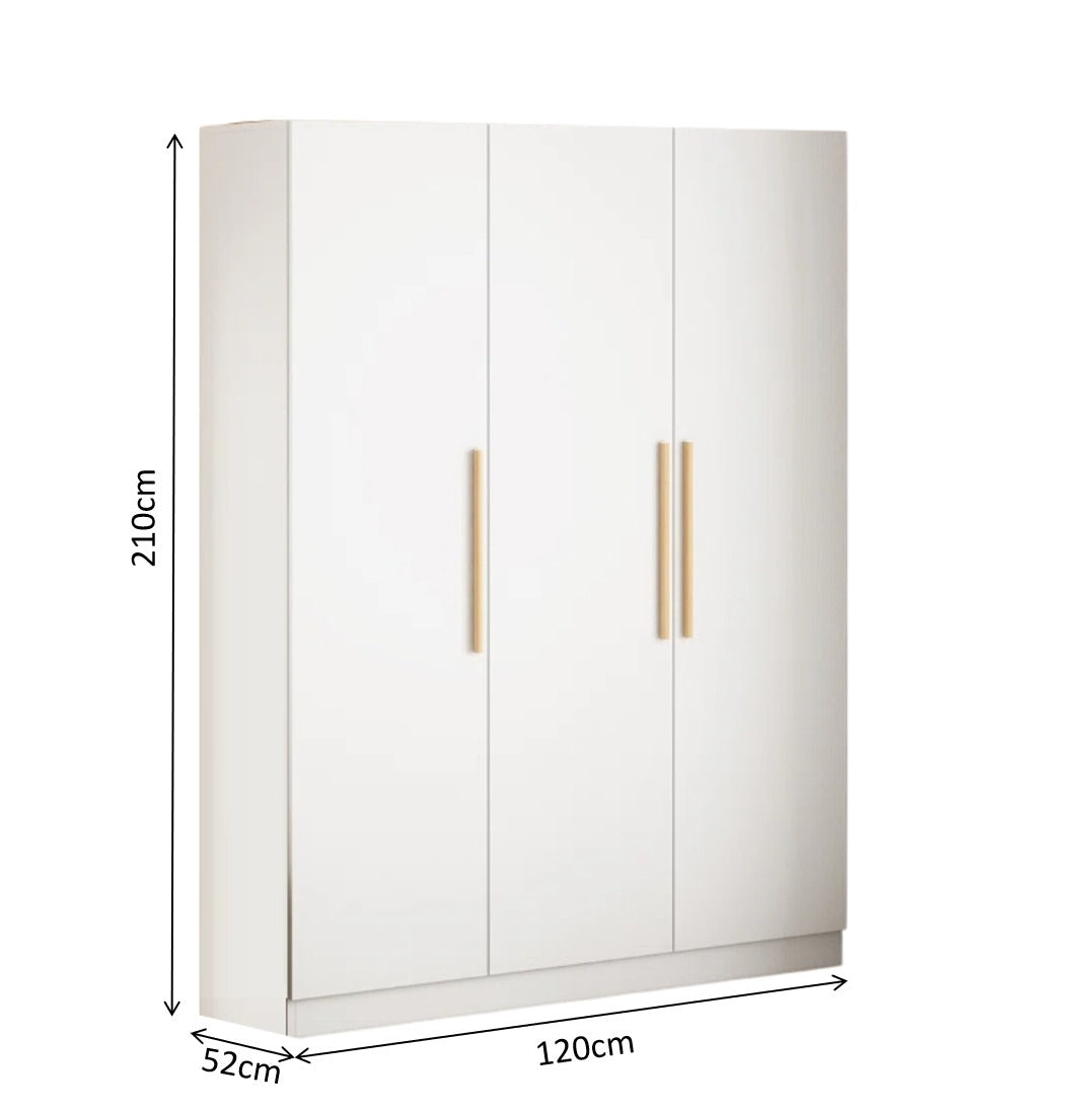 Nexus 3-Door Wardrobe