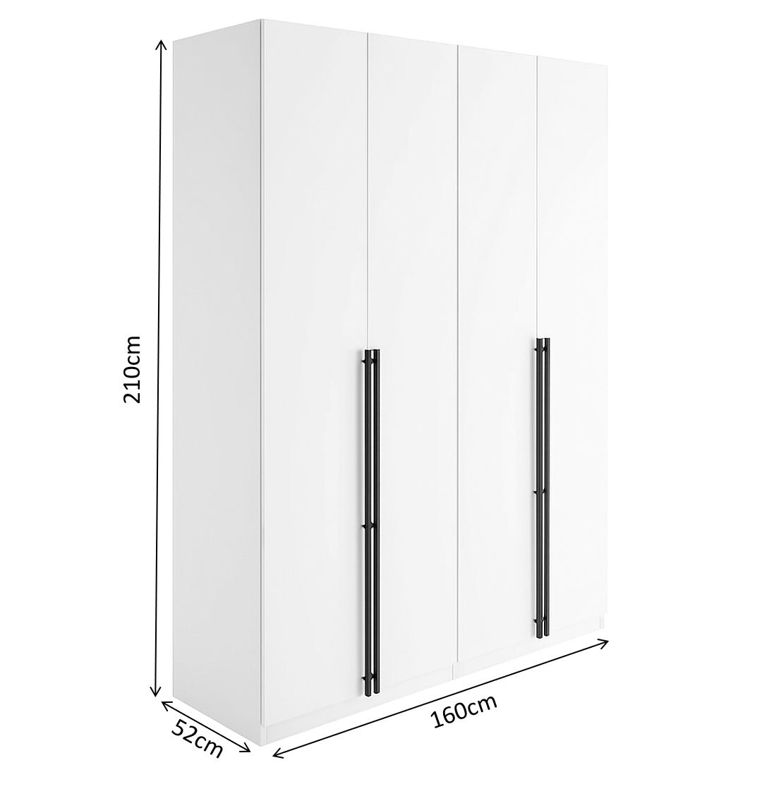 Prisma 4-Door Wardrobe