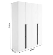 Prisma 4-Door Wardrobe