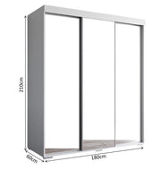 Marbella 3-Door Sliding Wardrobe