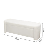 Oval Storage Ottoman