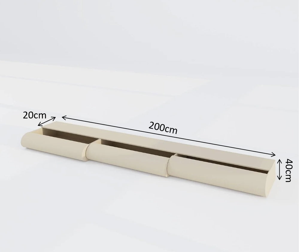 Floe Curve Wall-Mount TV Console